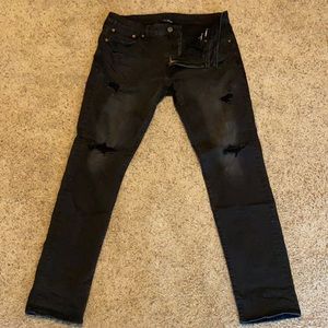 American Eagle slim black jeans 34 x 32